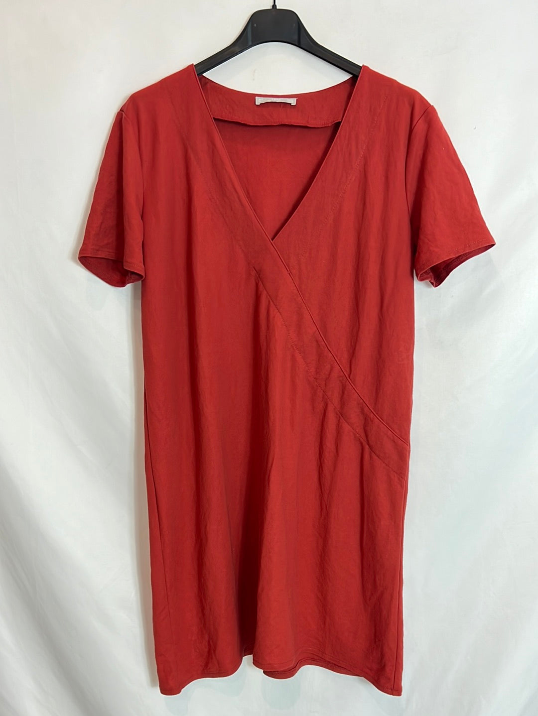 ZARA. Short red couture dress. TM