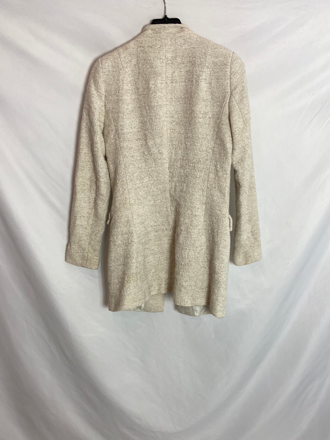 ZARA. Beige tweed coat. TS 