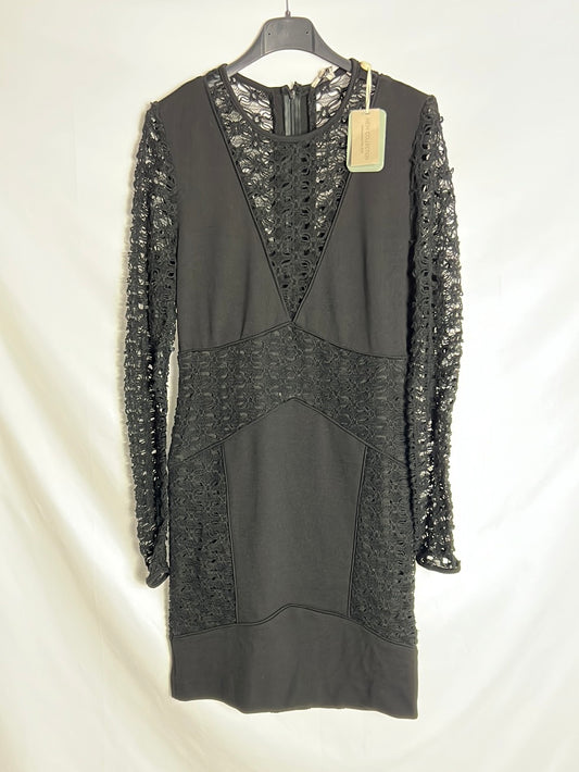 INTROPIA. Black lace dress TM