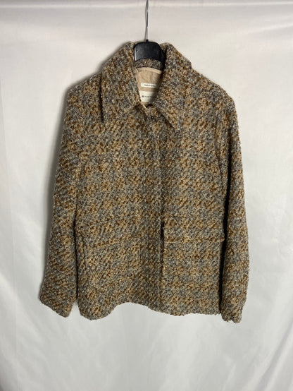 TOM TAILOR. Beige terry coat T.xs