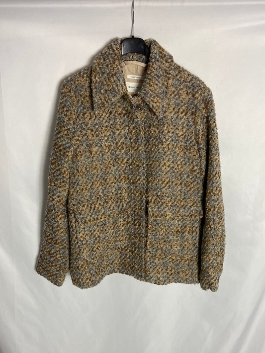 TOM TAILOR. Beige terry coat T.xs