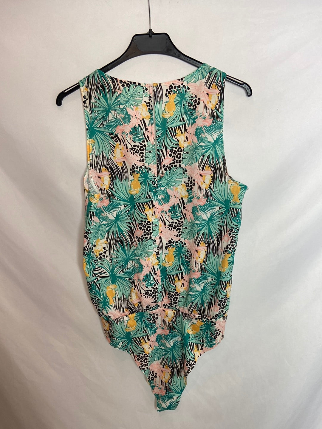 OTRAS. Body verde estampado T. M