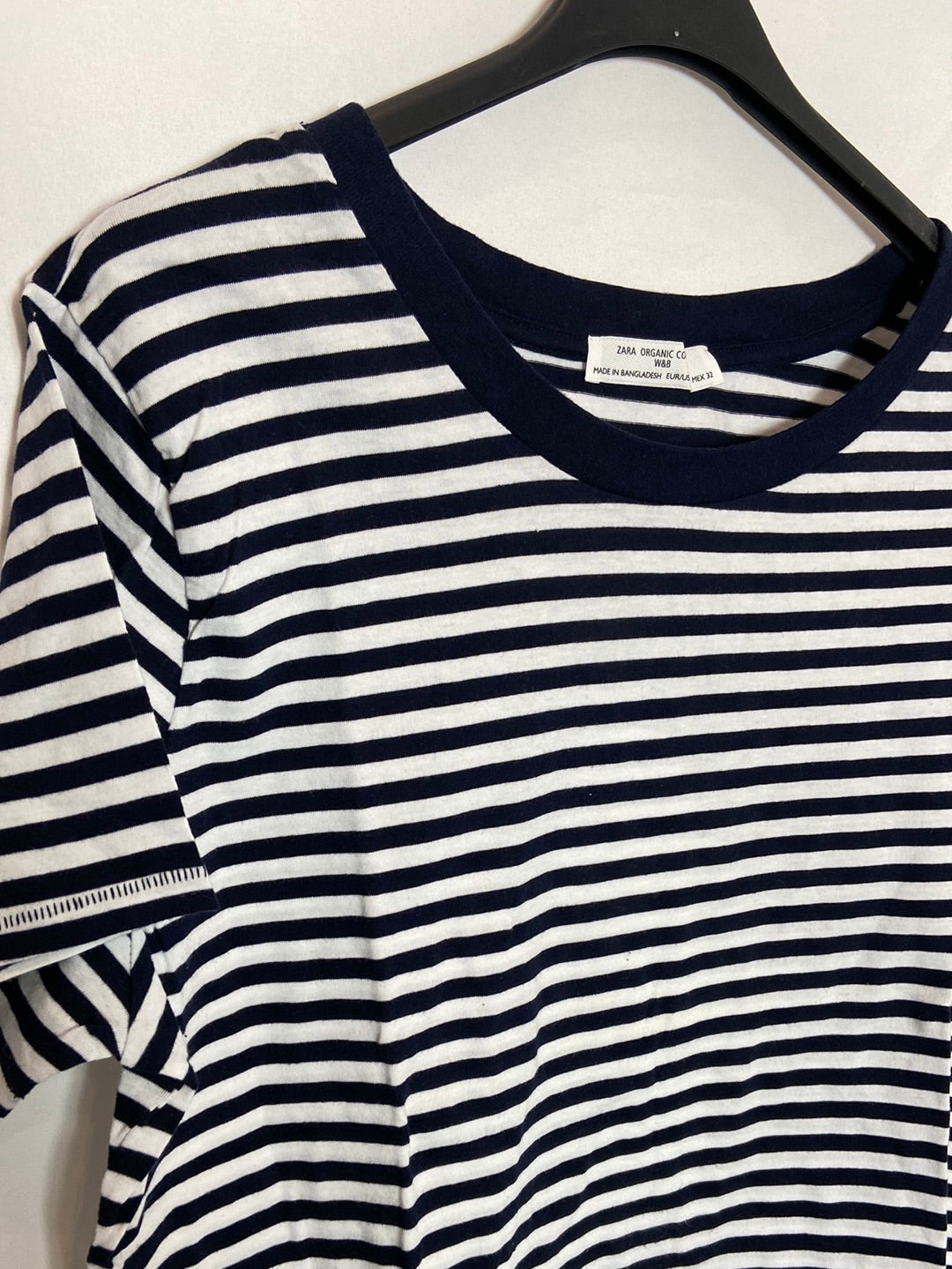 ZARA. Camiseta rayas T. XL