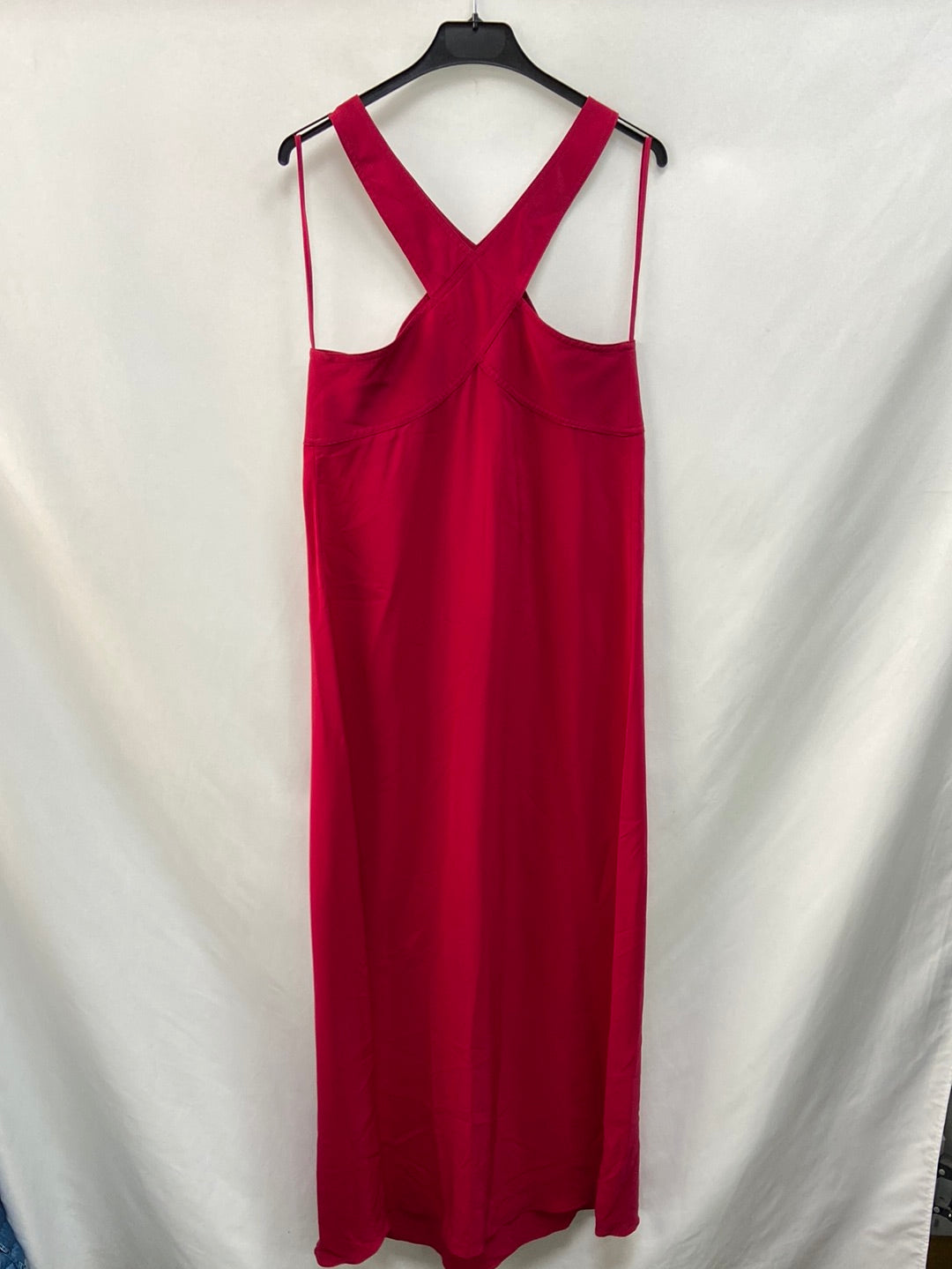 ASPESI.Vestido seda largo buganvilla T.38