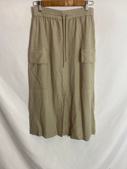 MASSIMO DUTTI. Midi cargo skirt. T.S.