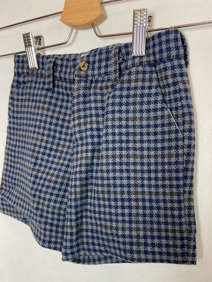 GOCCO. Checkered Bermuda shorts, size 3-4 years