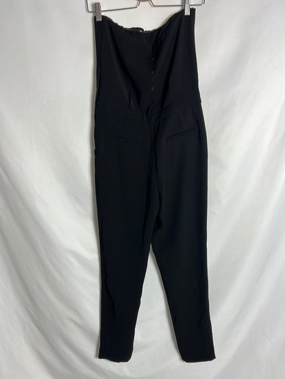ZARA. Black strapless jumpsuit. Size XS