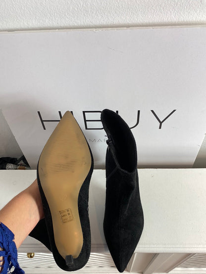 ZAPSHOP. Botines terciopelo tacón fino. T.38