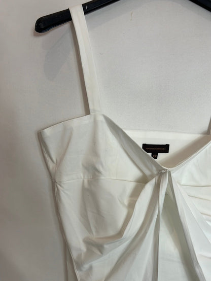 ADOLFO DOMINGUEZ. Top blanco asimétrico. T 42