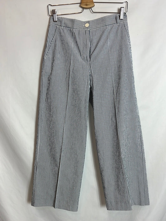 MAXMARA. Striped culottes. Size 36