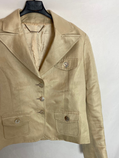 PEDRO DEL HIERRO. Beige vintage jacket. TL