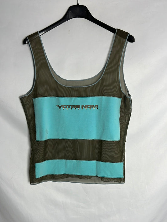 OTHERS. Two-tone mesh top. TS/M