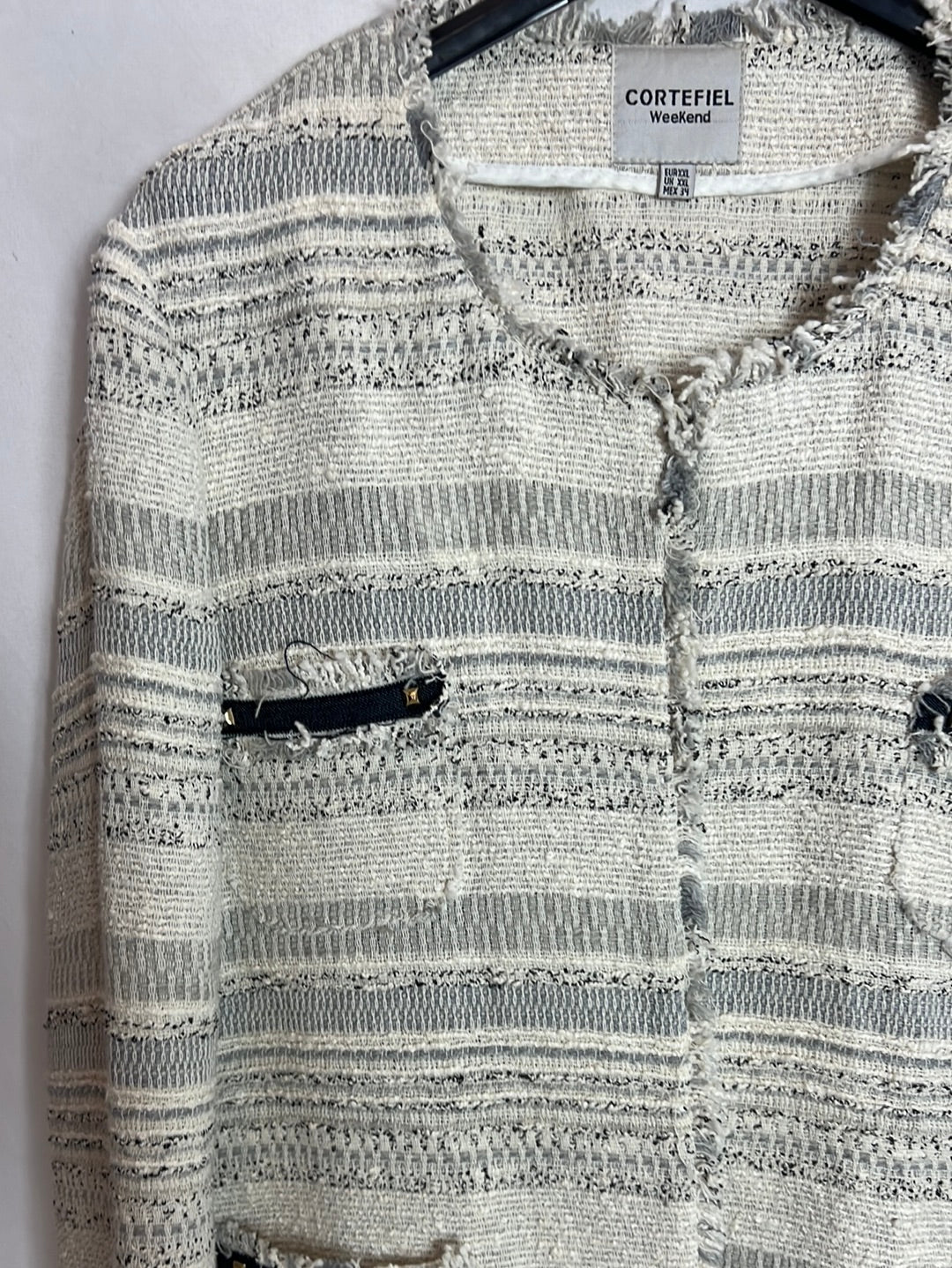 CORTEFIEL. Light-toned tweed jacket. XXL