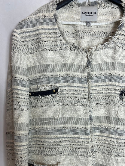 CORTEFIEL. Light-toned tweed jacket. XXL