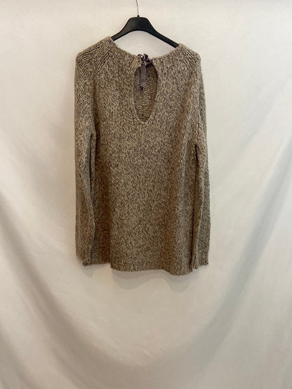 OYSHO. Jersey de punto beige . T.M