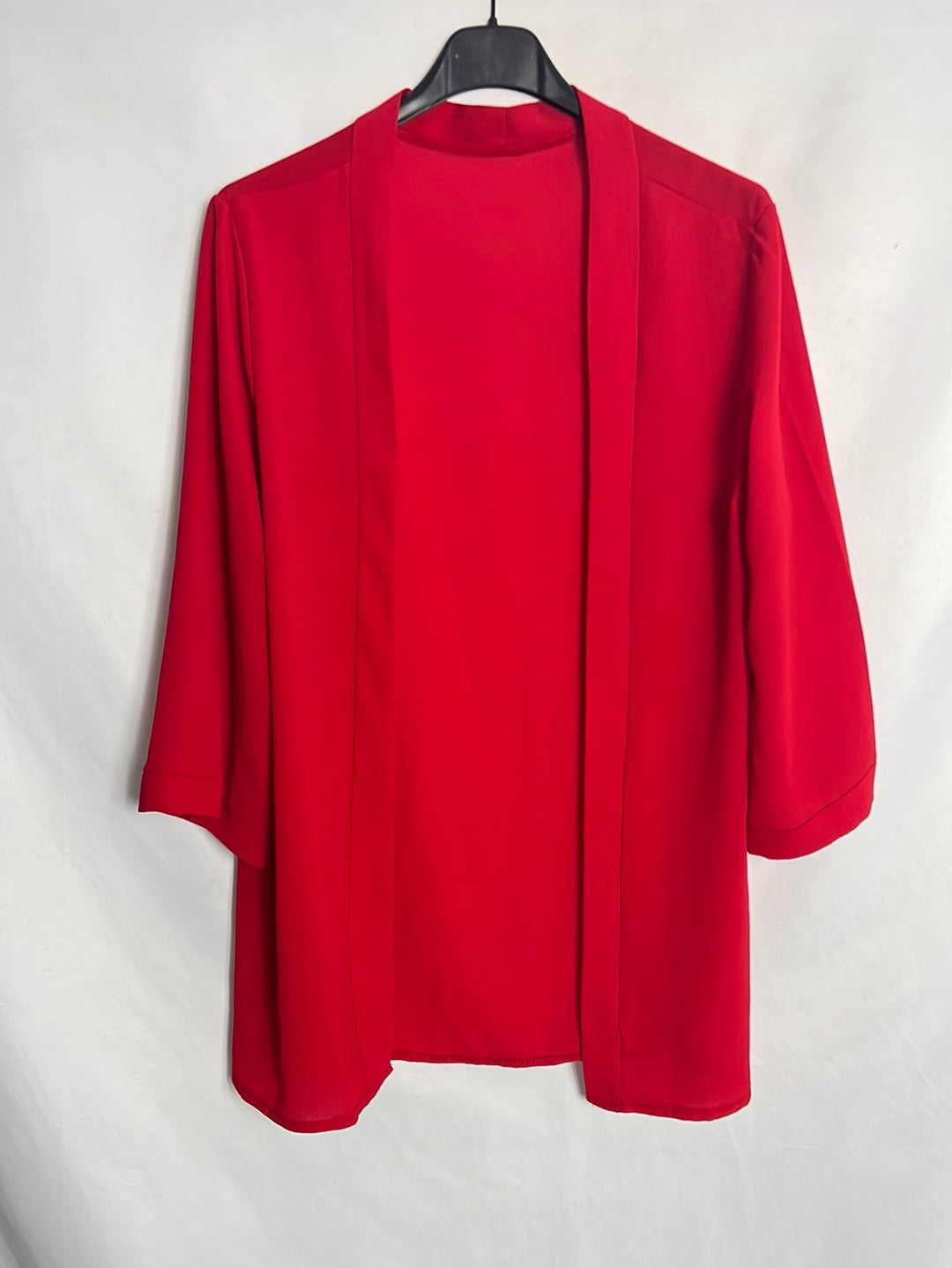 OTRAS. Kimono rojo fluido. T U