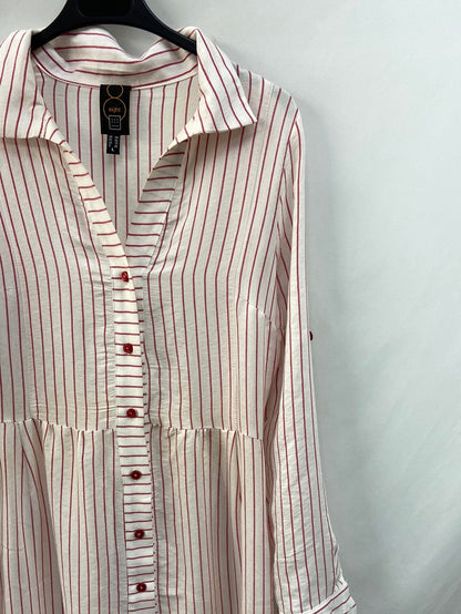 EIGHT. Vestido largo rayas T.l(tara)