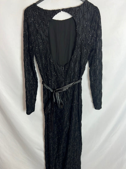 MOLLY BRACKEN. Mono negro largo hilos TU(S)