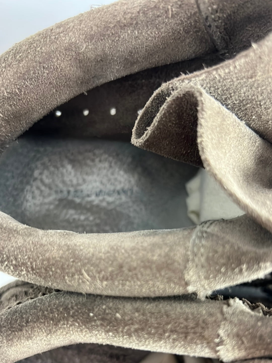 ISABEL MARANT. Deportivas marrones plataforma inferior. T 38