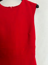 ZARA. vestido rojo entallado T.s