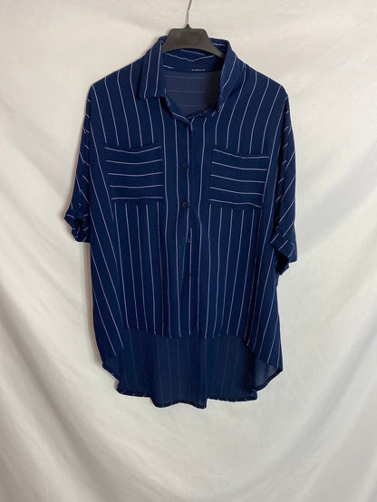 OTRAS. Camisa rayas manga corta. T.U