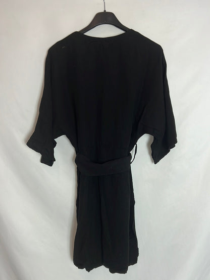 ZARA. Black buttoned dress Tm