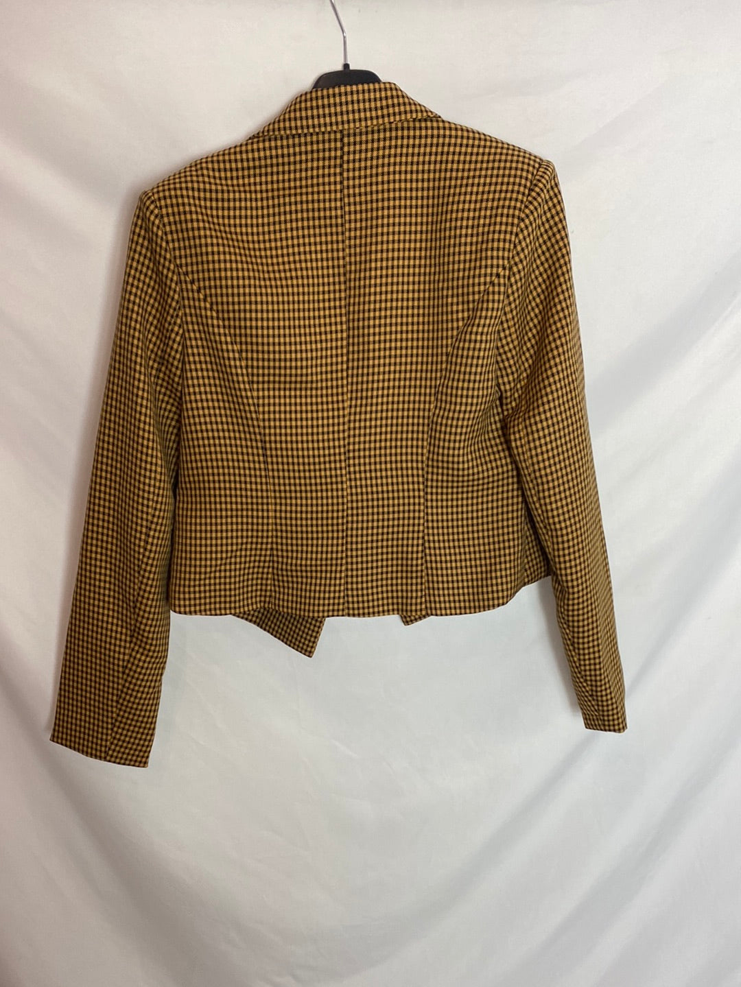 LOAVIES. Blazer cuadros amarillos. T.S