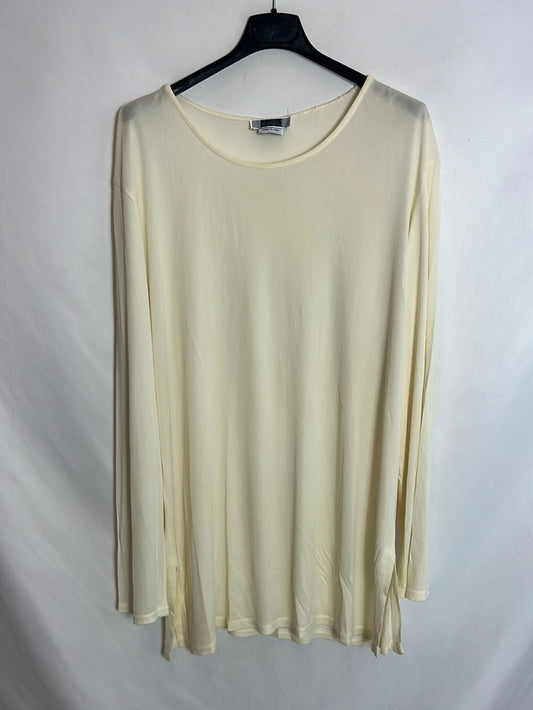 OTHERS. Light beige flowy top. Size XXL
