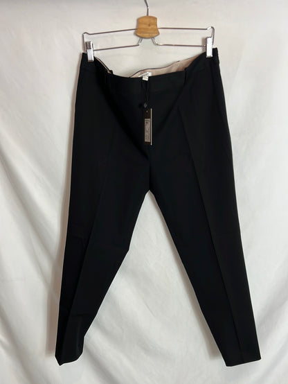 CORTEFIEL. Pantalón pinzas negros. T 48