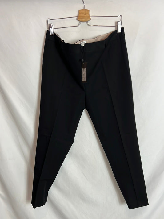 CORTEFIEL. Pantalón pinzas negros. T 48