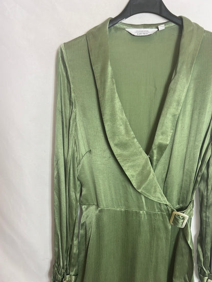 &OTHER STORIES. Vestido largo verde T.36