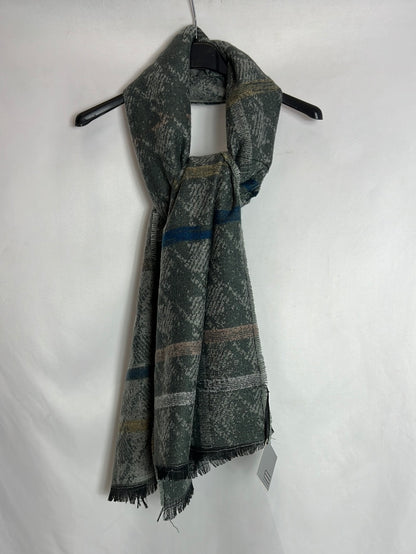 EFERRI .Bufanda gris estampada