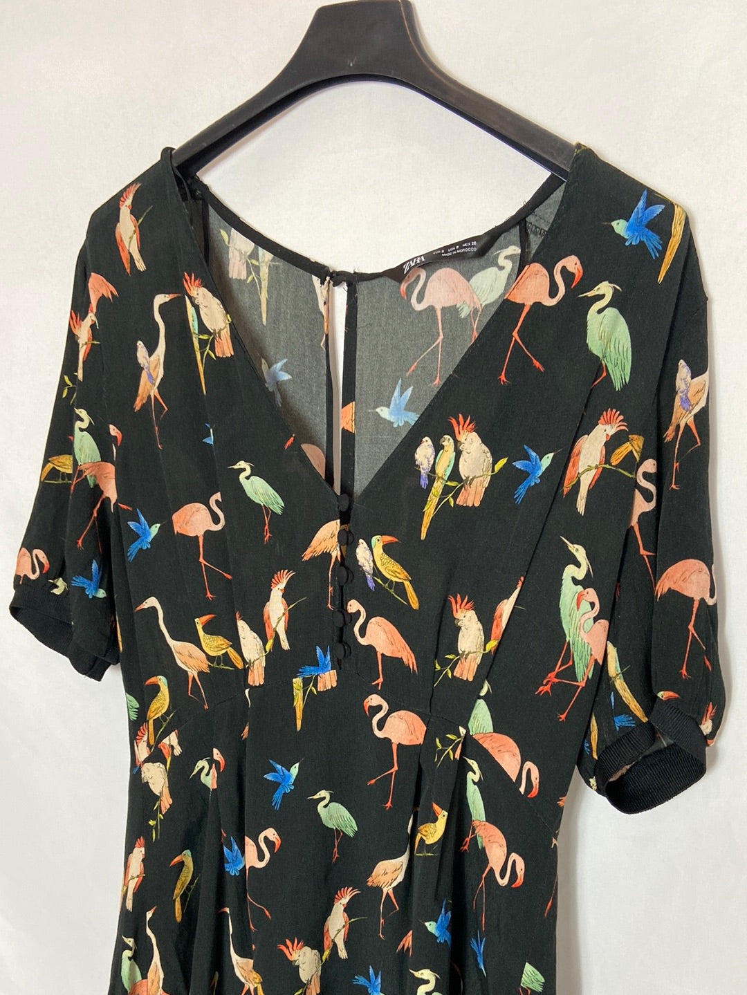 ZARA. Black flamenco dress TS