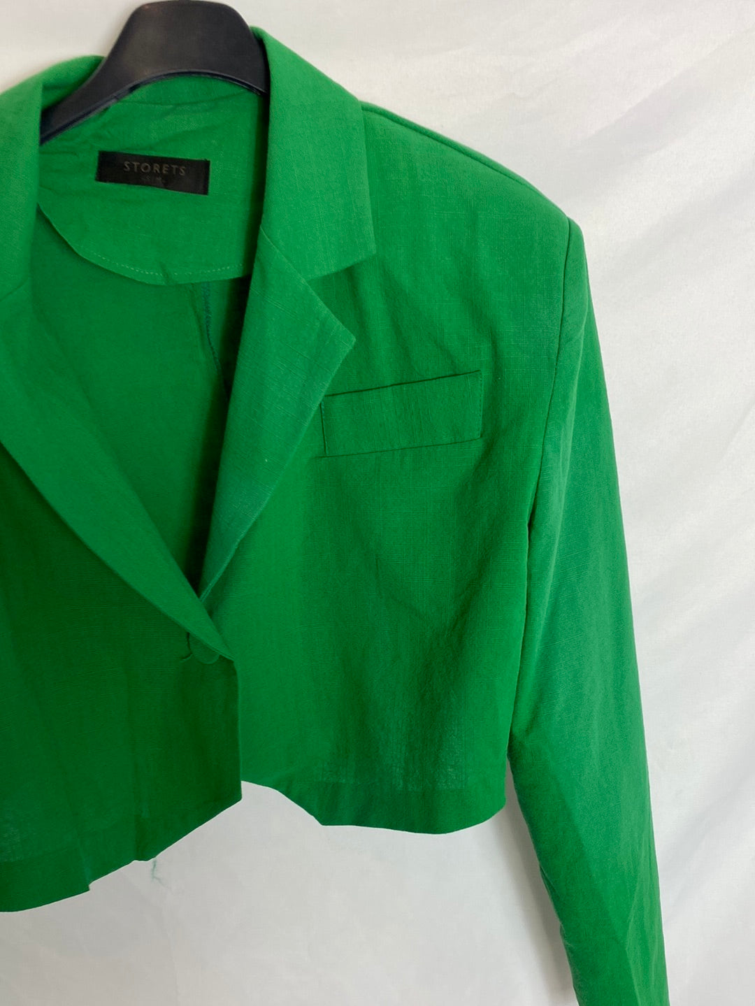 STORETS. Blazer crop Verde. T.S/M