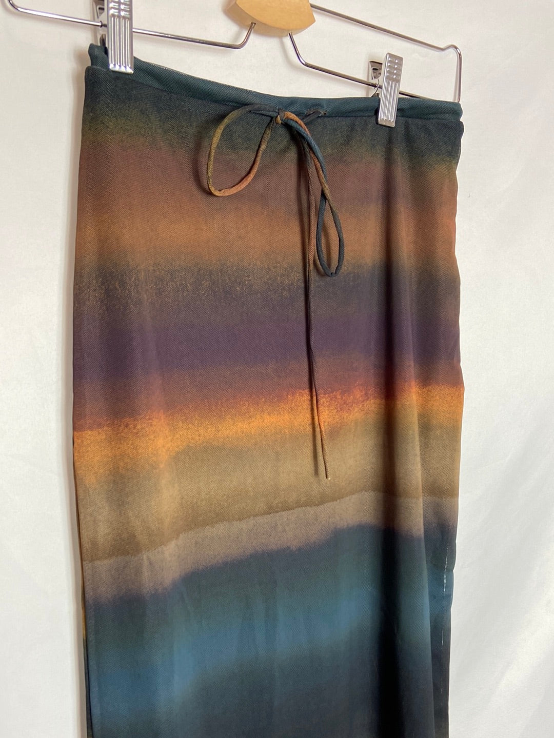 ZARA. Printed long skirt. Size XS