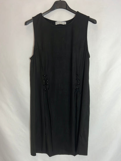 PULL&amp;BEAR. Black suede Ts dress
