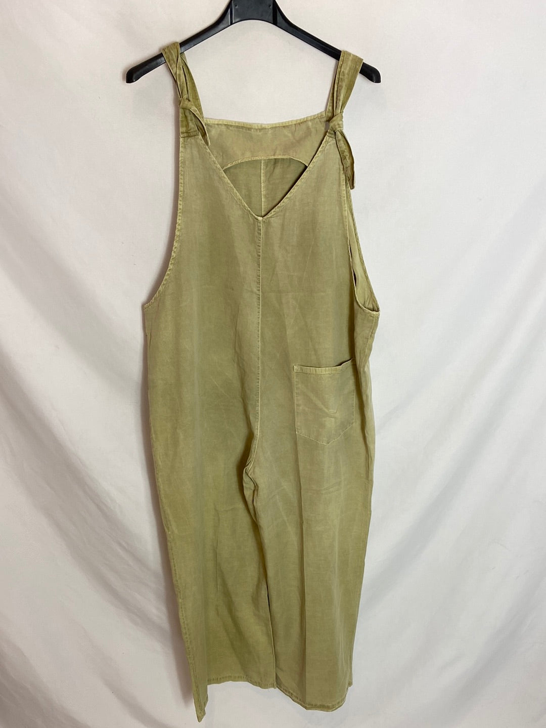 ZARA.Peto beige fluido T.l