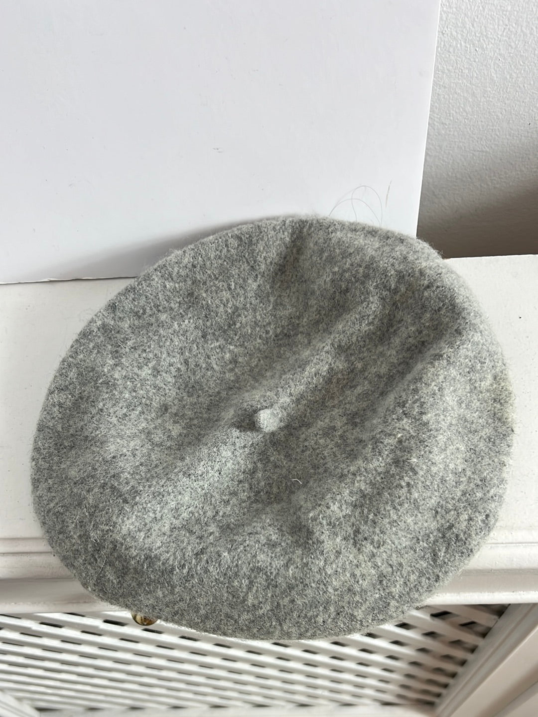 H&M. Boina lana gris claro. TU