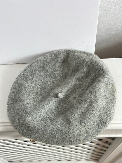 H&M. Boina lana gris claro. TU