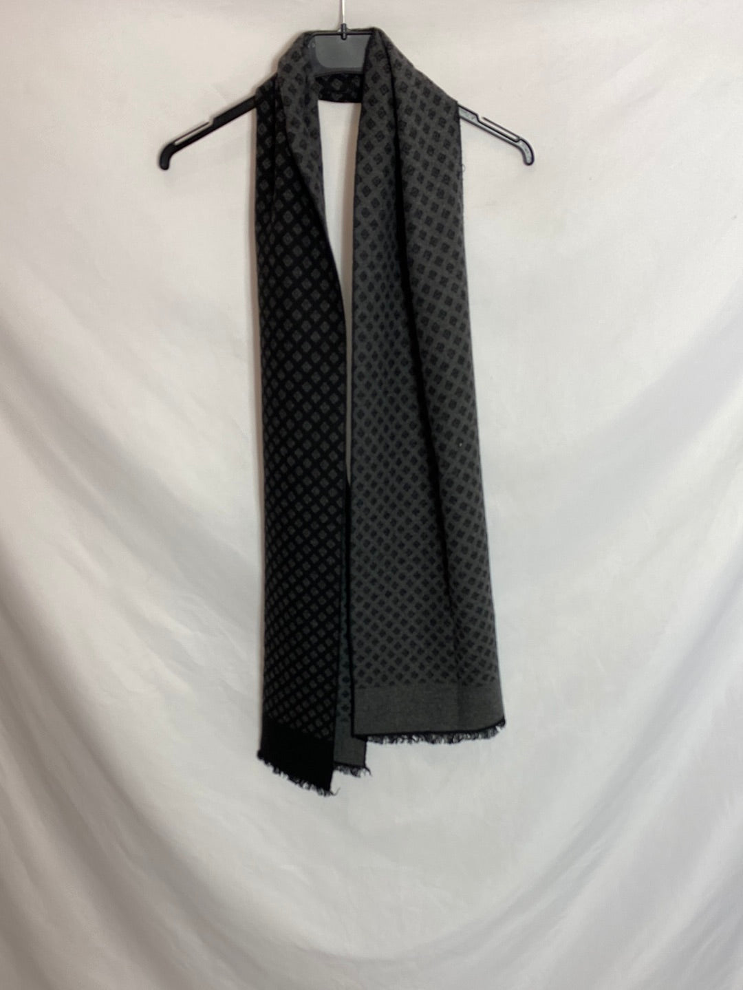 OTHERS. Black printed scarf. YOUR 