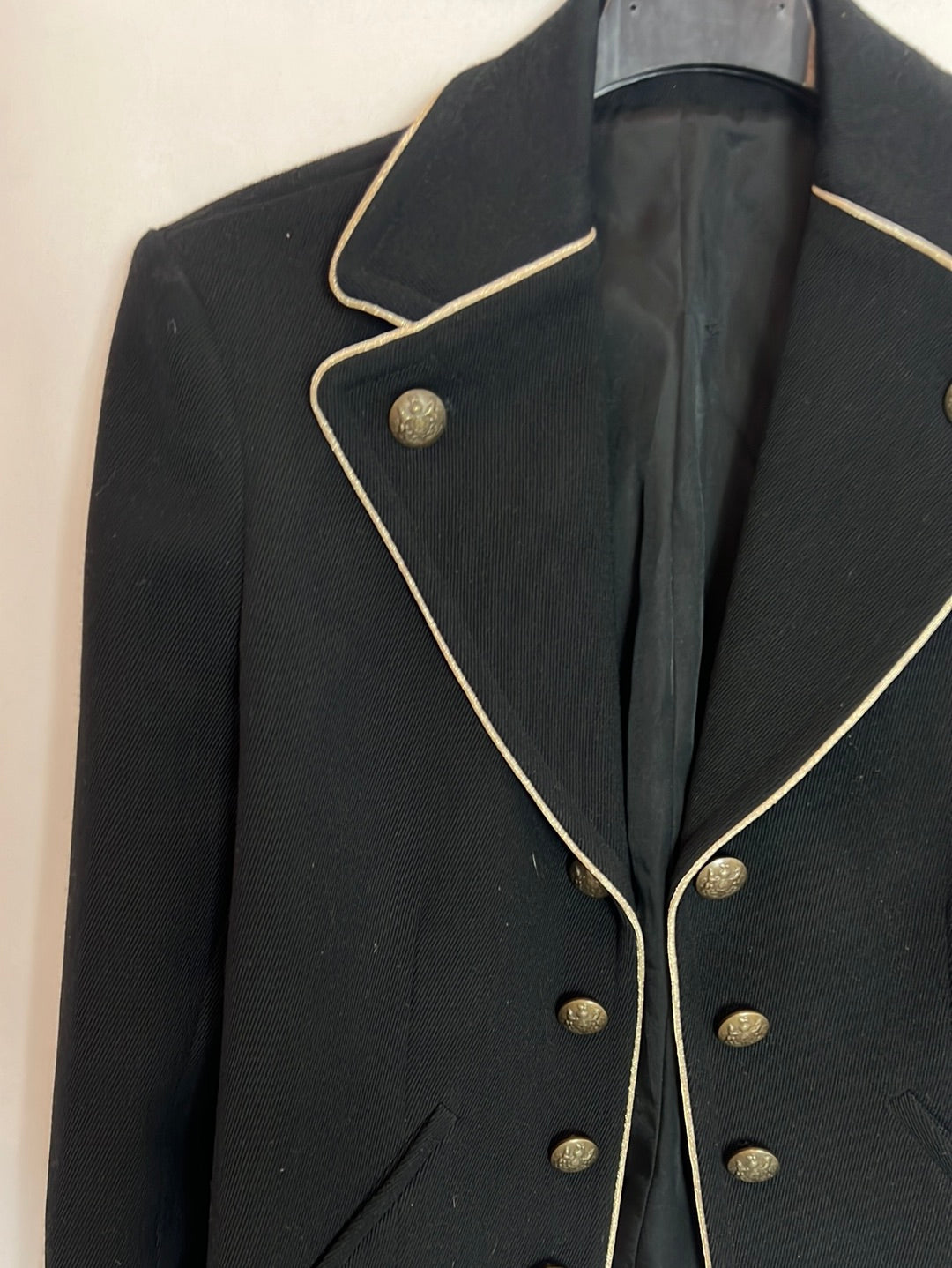 THE KOOPLES. Black button-down jacket. Size 32