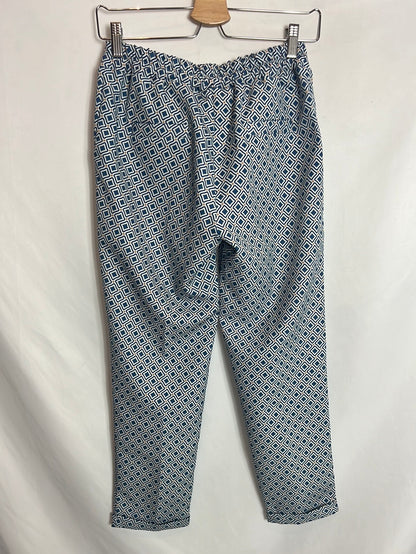 ALLÔ ALLÔ. Total blazer and printed trousers look. TS/M