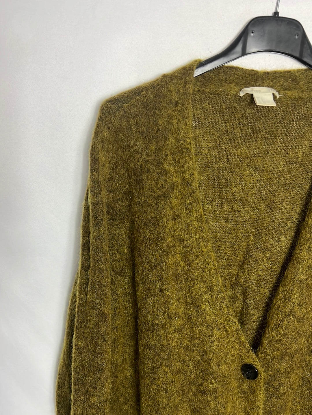 H&amp;M. Olive green cardigan. ts