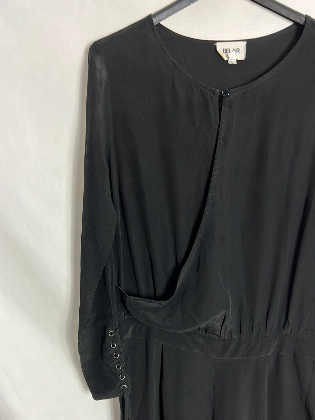 BELAIR. Mono largo azul oscuro fluido. T 1 (S)