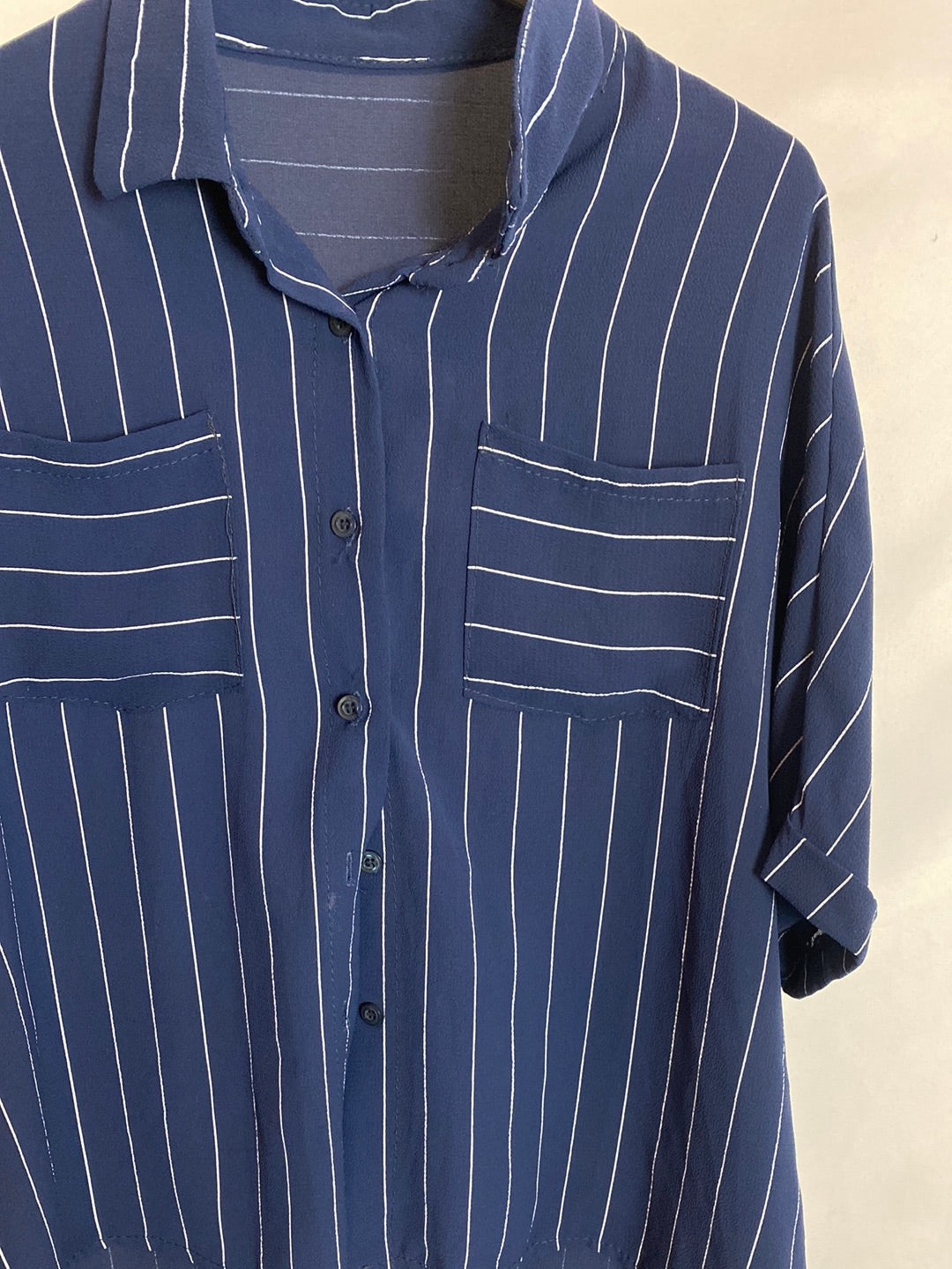 OTRAS. Camisa rayas manga corta. T.U