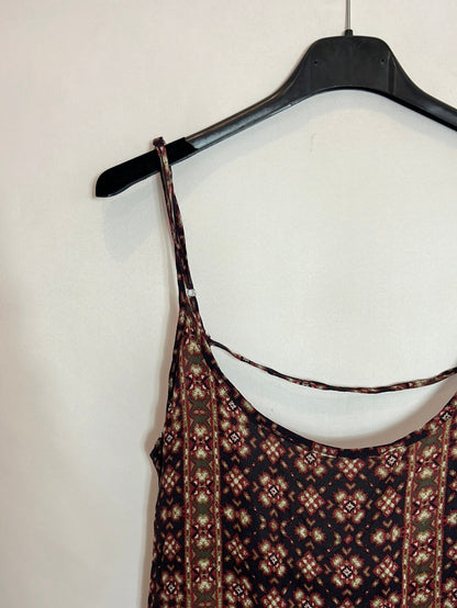 BRANDY MELVILLE. Short printed dress with ruffles TS