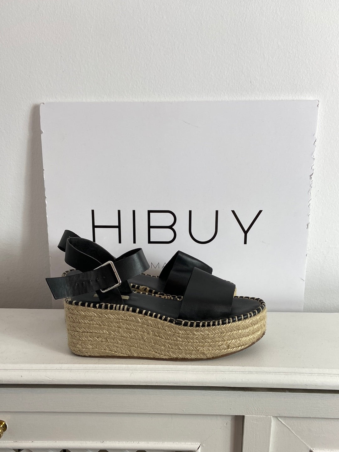 PULL&BAER: Sandalias cuña yute. T.38