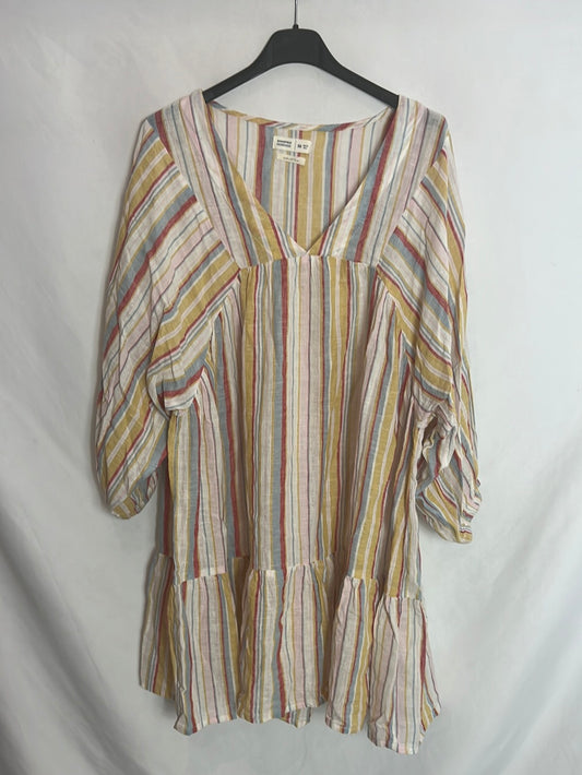 SPRINGFIEL. Vestido corto rayas T.38