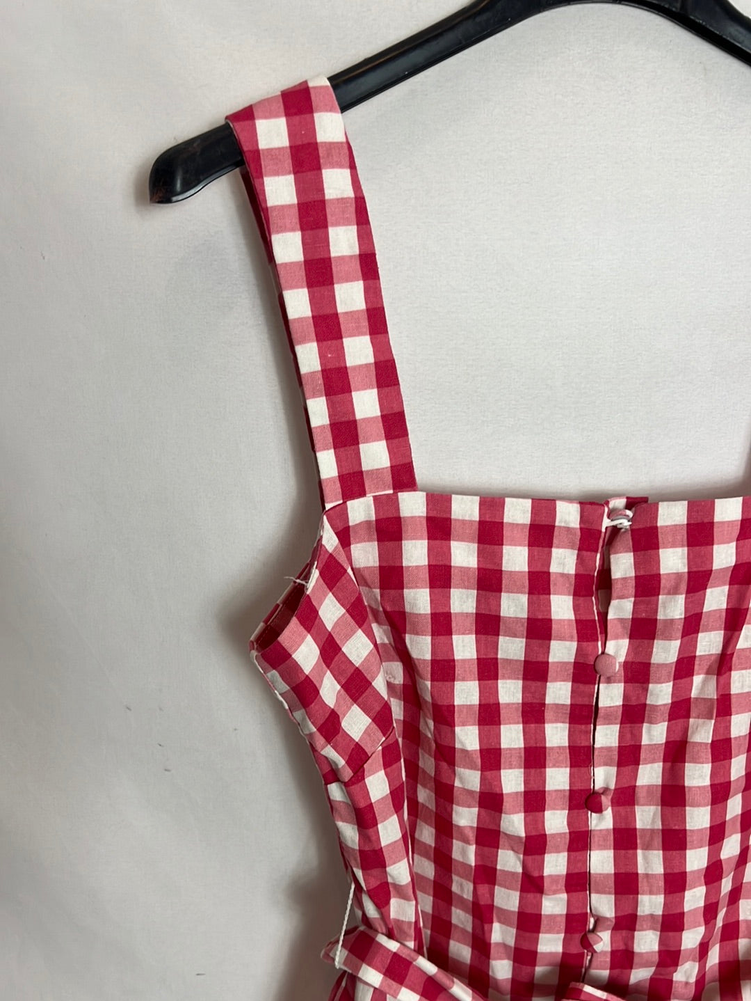 MANGO. Top cuadros vichy T.XS