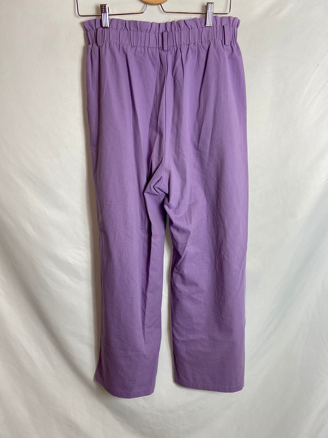 Fantastic Company. Purple wide-leg trousers, size 38.